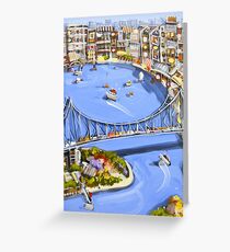 Under the bridge Greeting Card