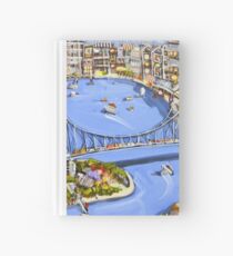 Under the bridge Hardcover Journal