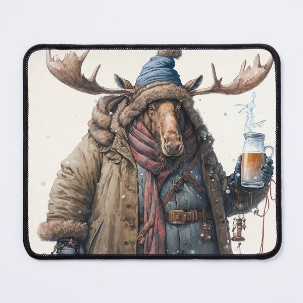 Artikelvorschau, Traveling Moose Adventurer entworfen und verkauft von GummywormDesign.