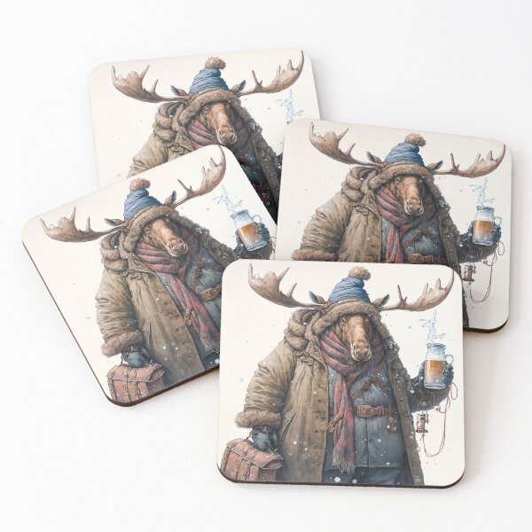 Item preview, Traveling Moose Adventurer designed and sold by GummywormDesign.