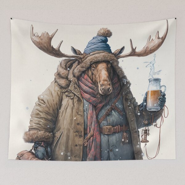 Item preview, Traveling Moose Adventurer designed and sold by GummywormDesign.