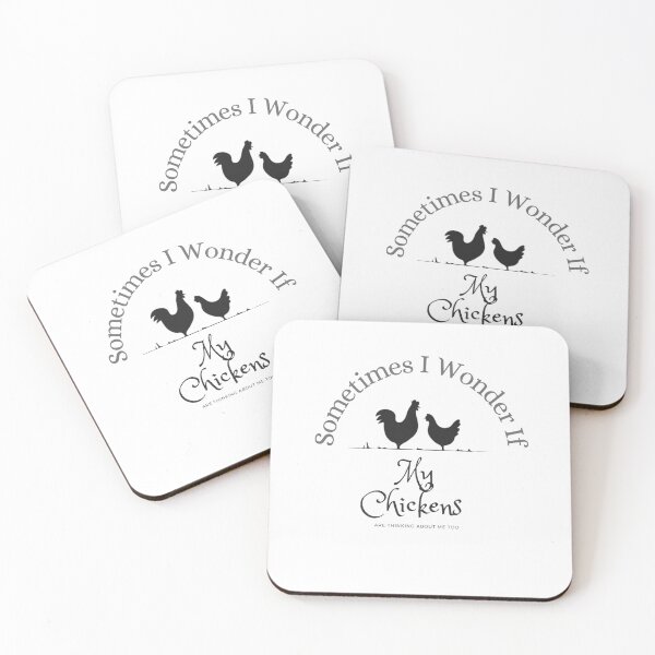 Item preview, Sometimes I Wonder If My Chickens Are Thinking About Me Too designed and sold by thorfinnshop.