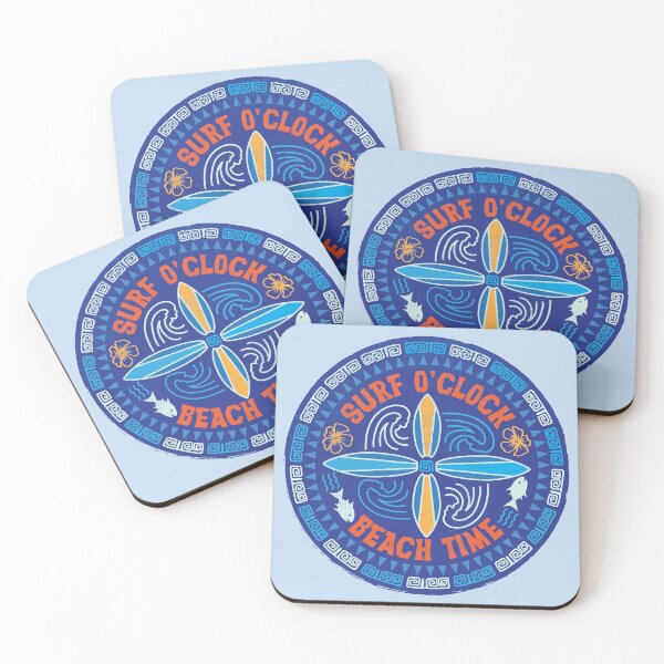 Item preview, Surf Mandala Surf O'Clock Beach Time designed and sold by kspfeif.