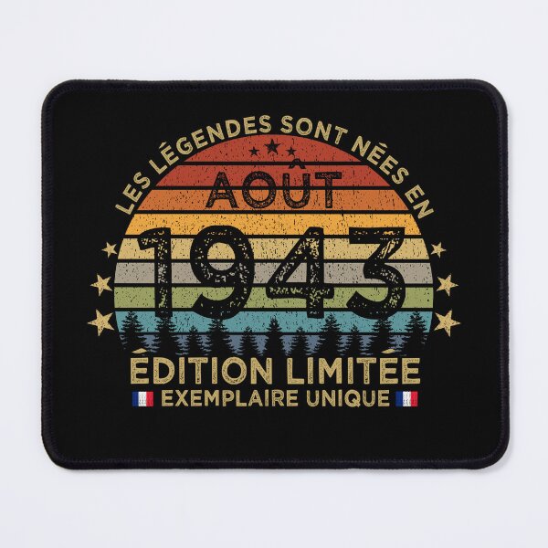 Item preview, Anniversaire 80 Ans Les Legendes Sont Nees en Aout 1943 designed and sold by cssdru.