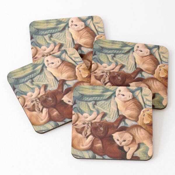 Item preview, Kittens on a blanket designed and sold by MilicaaD.
