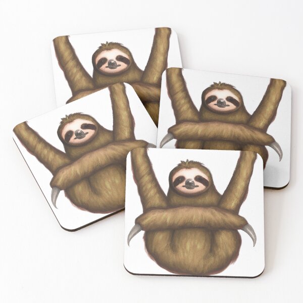 Item preview, Cute Sloth Drawing designed and sold by WeHeartAnimals.