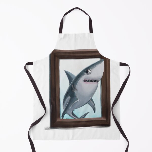 Item preview, Cute Shark Drawing designed and sold by WeHeartAnimals.