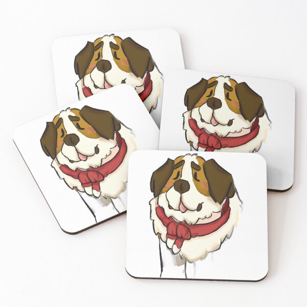 Item preview, Cute St. Bernard Drawing designed and sold by WeHeartAnimals.
