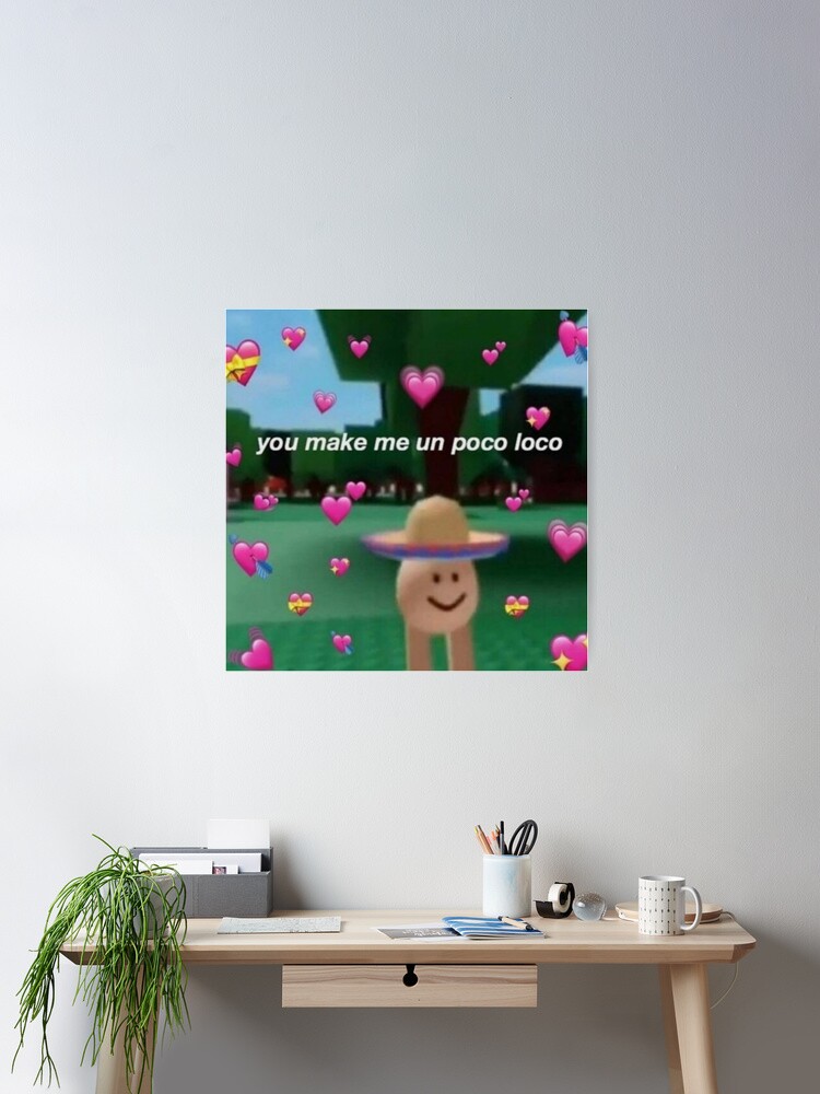 Boneco meme love Art Board Print for Sale by Sabrina2808