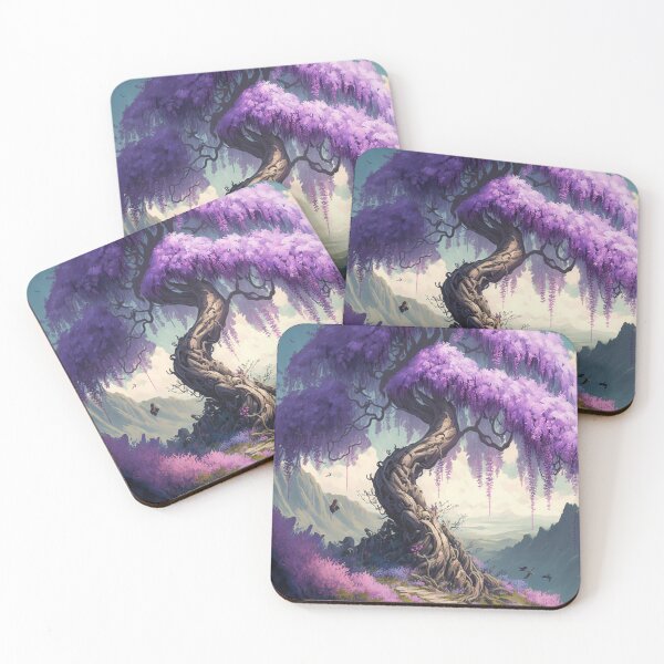 Artikelvorschau, Beautiful Wisteria Tree V1 entworfen und verkauft von GummywormDesign.