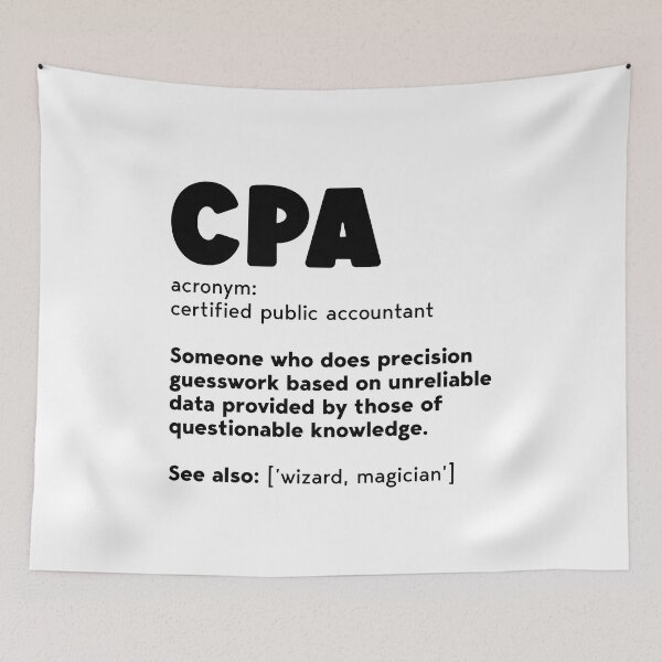 Item preview, Cpa Definition - Accountant Funny Gift designed and sold by DiogoCalheiros.