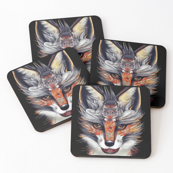 Item preview, Beautiful kitsune fox designed and sold by Hieroglyphia.