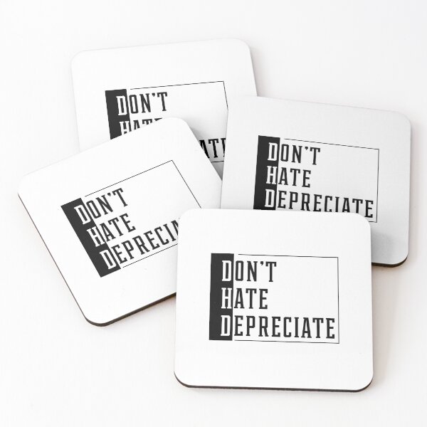 Item preview, Don't Hate Depreciate - Accountant Funny Gift designed and sold by DiogoCalheiros.