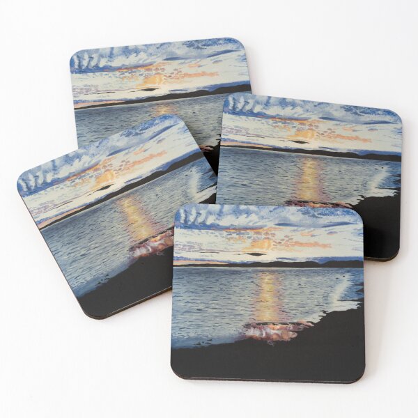 Item preview, Landscape at sunset designed and sold by Rosemarie  Caron.