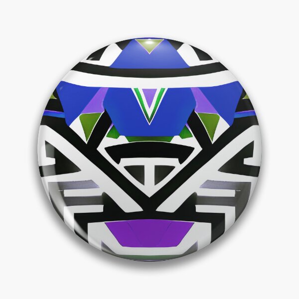 Item preview, Traditional Igorot-inspired tribal pattern. Ethnic Blue and purple designed and sold by IlustradoArts.