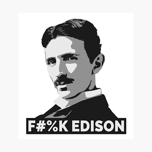 Nikola Tesla (is a Boss) Photographic Print
