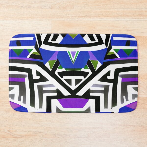 Item preview, Traditional Igorot-inspired tribal pattern. Ethnic Blue and purple designed and sold by IlustradoArts.