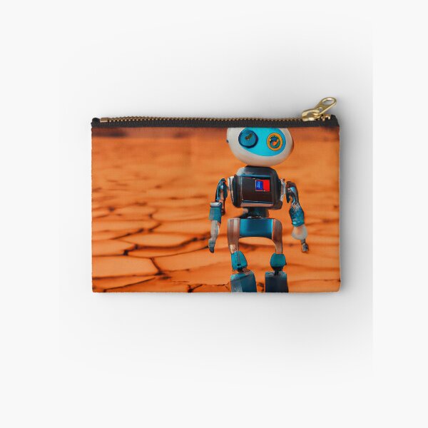 Item preview, Hippie Robot On Mars Surface Looking For Other Mars Rovers From Nasa designed and sold by AlanPhotoArt.