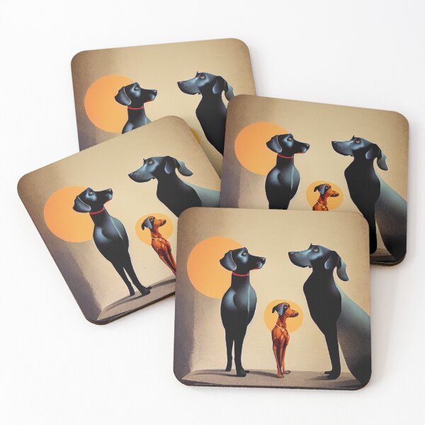 Item preview, Three Sophisticated Dogs Stand Patiently designed and sold by BySpinny.