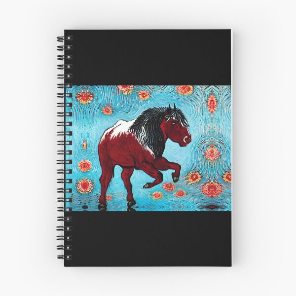 Item preview, Horse painting Van Gogh style designed and sold by Astralia.