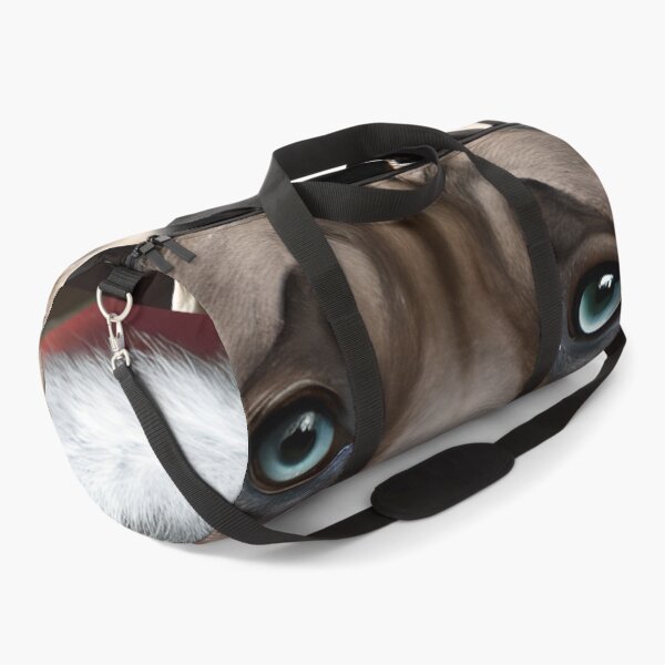 Item preview, Christmas Perro de Presa Canario Wearing A Santa Hat designed and sold by ZenEverAI.