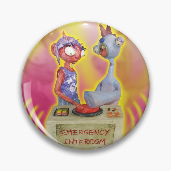 Item preview, Emergency Intercom Podcast Pin designed and sold by yung1ean.