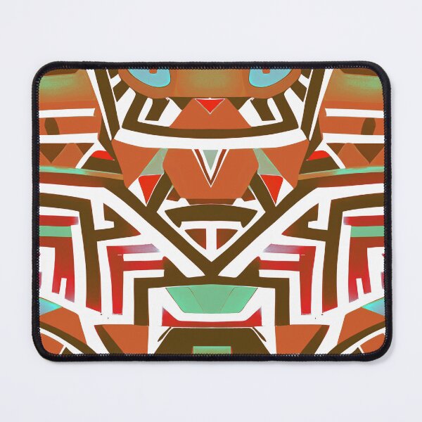 Item preview, Traditional Igorot-inspired tribal pattern. Ethnic Green and brown. designed and sold by IlustradoArts.