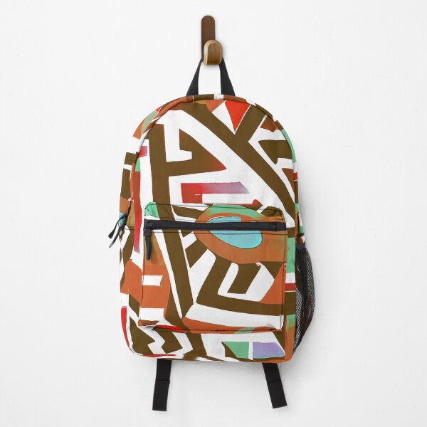 Item preview, Traditional Igorot-inspired tribal pattern. Ethnic Green and brown. designed and sold by IlustradoArts.