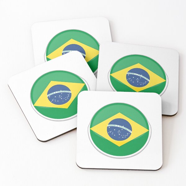 Item preview, Flag of Brazil Country designed and sold by VagalumeStore.