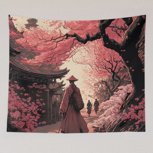 Artikelvorschau, Comic Cherry Blossoms of Japan entworfen und verkauft von GummywormDesign.