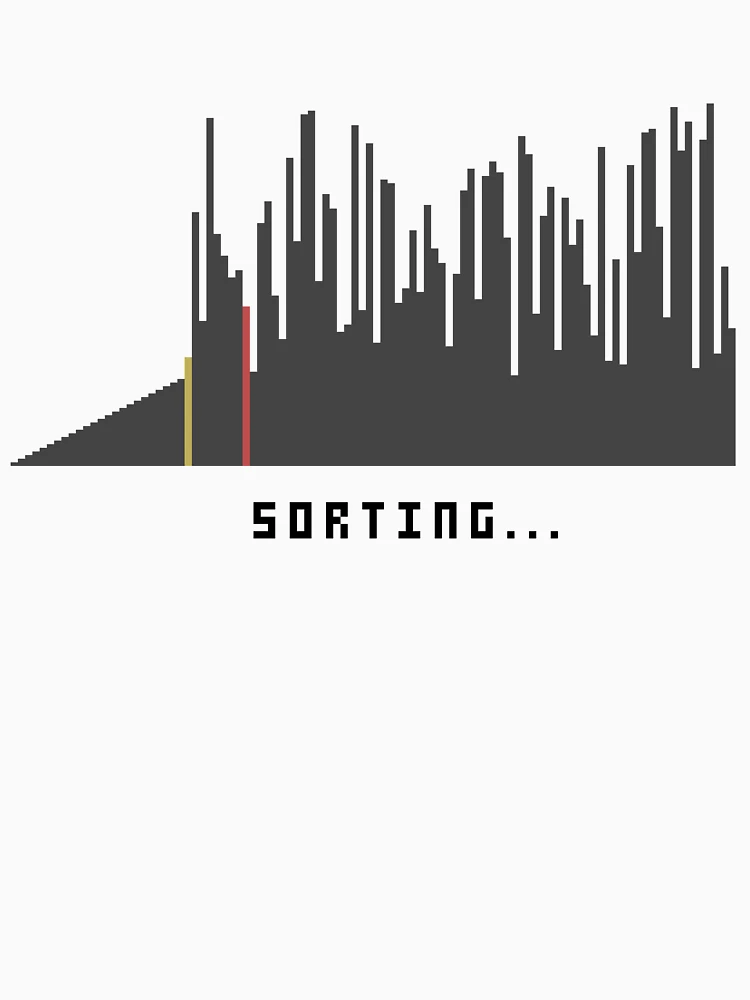 Thumbnail 6 of 6, Pullover Hoodie, Sorting Algorithm Visualizer designed and sold by Heledron.