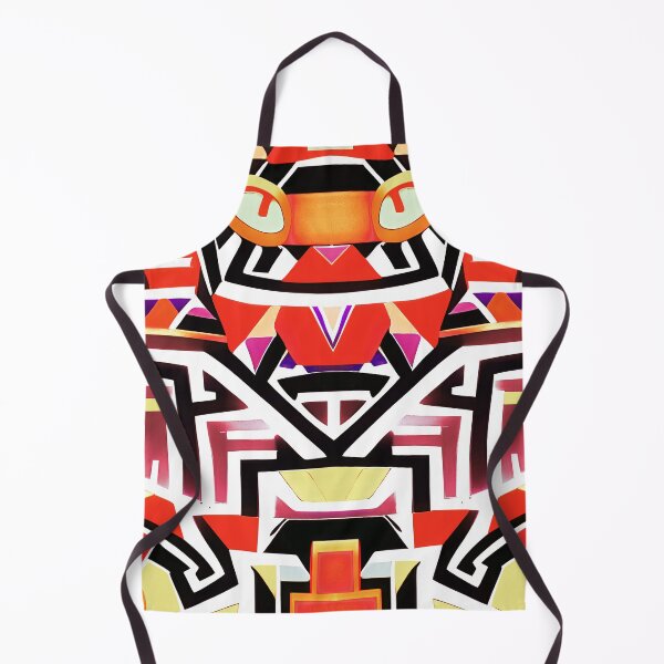 Item preview, Traditional Igorot-inspired tribal pattern. Ethnic Yellow and orange. designed and sold by IlustradoArts.