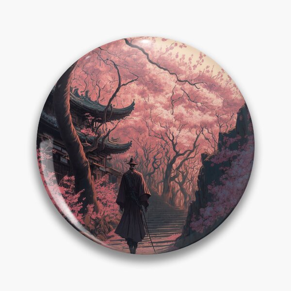 Item preview, Samurai Beneath the Blossoms designed and sold by GummywormDesign.