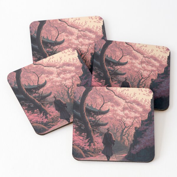 Item preview, Samurai Beneath the Blossoms designed and sold by GummywormDesign.