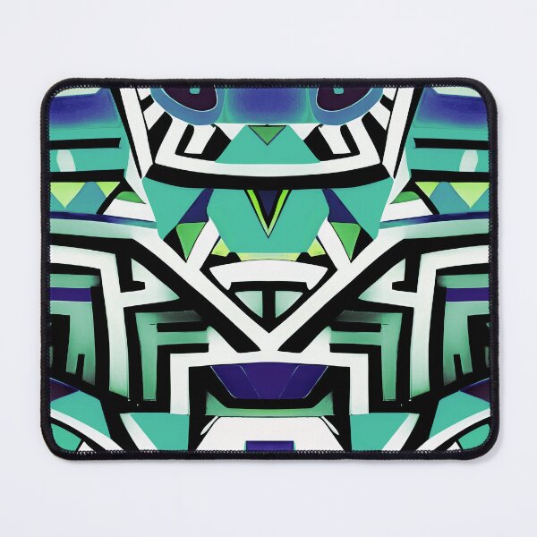 Item preview, Traditional Igorot-inspired tribal pattern. Ethnic Blue and green. designed and sold by IlustradoArts.