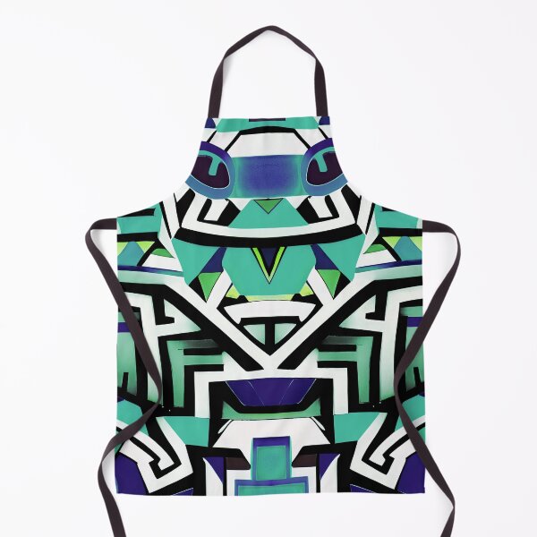 Item preview, Traditional Igorot-inspired tribal pattern. Ethnic Blue and green. designed and sold by IlustradoArts.
