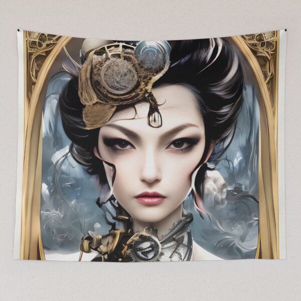 Item preview, Agape Steampunk Girl Portrait  designed and sold by Kamiri.
