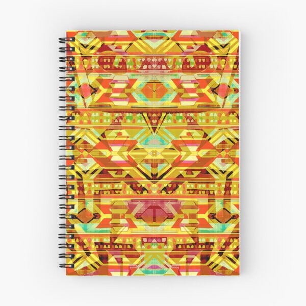 Item preview, Traditional Igorot-inspired tribal pattern. Ethnic Yellow and orange. designed and sold by IlustradoArts.