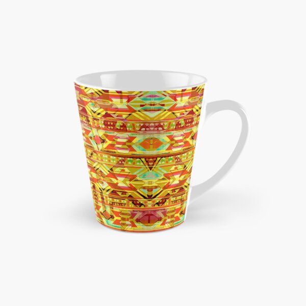 Item preview, Traditional Igorot-inspired tribal pattern. Ethnic Yellow and orange. designed and sold by IlustradoArts.