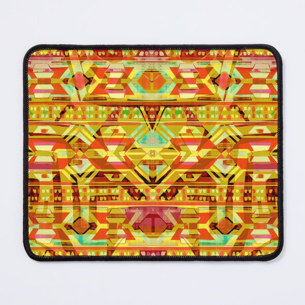 Item preview, Traditional Igorot-inspired tribal pattern. Ethnic Yellow and orange. designed and sold by IlustradoArts.