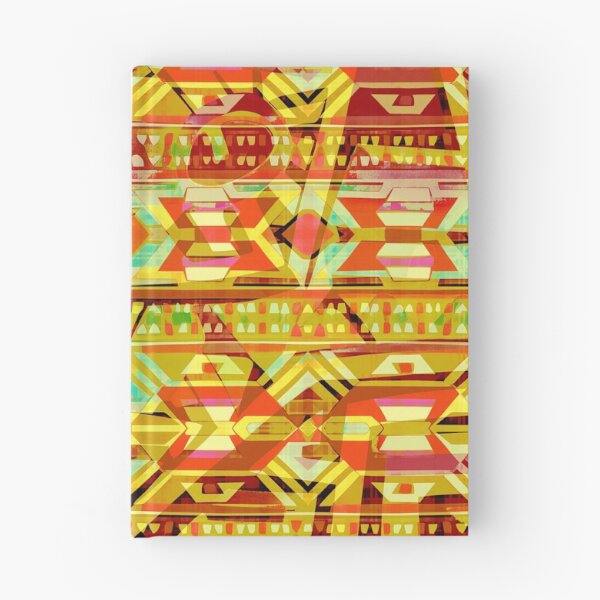 Item preview, Traditional Igorot-inspired tribal pattern. Ethnic Yellow and orange. designed and sold by IlustradoArts.