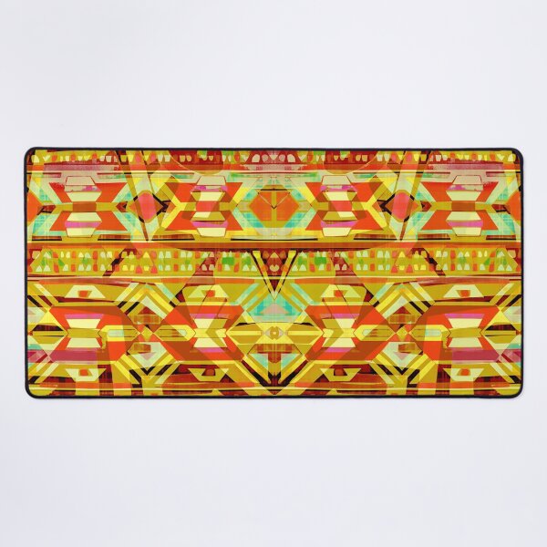 Item preview, Traditional Igorot-inspired tribal pattern. Ethnic Yellow and orange. designed and sold by IlustradoArts.