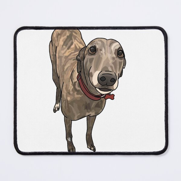 Item preview, Adorable rescued brindle greyhound designed and sold by Olistabs.