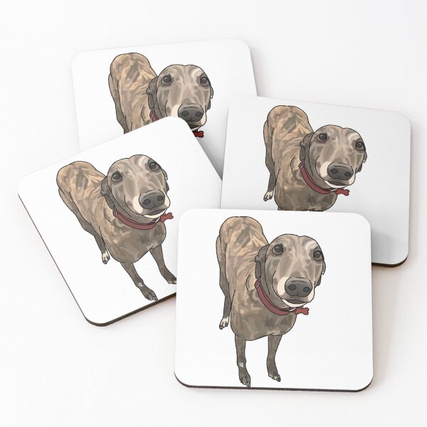 Item preview, Adorable rescued brindle greyhound designed and sold by Olistabs.