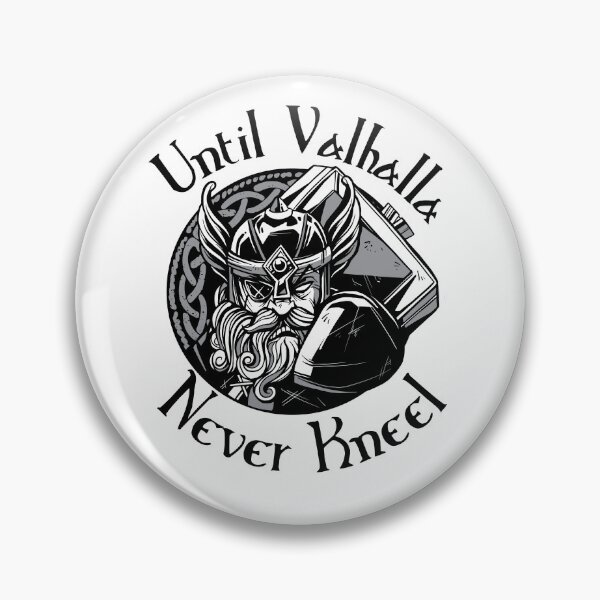 Item preview,  Until Valhalla - Never Kneel - Norse Warrior designed and sold by Georgy09.