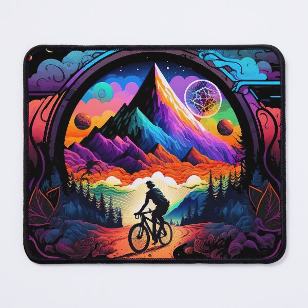 Item preview, Bicycle Day 1943 | Colorful Psychedelic Art designed and sold by Trippinink-.