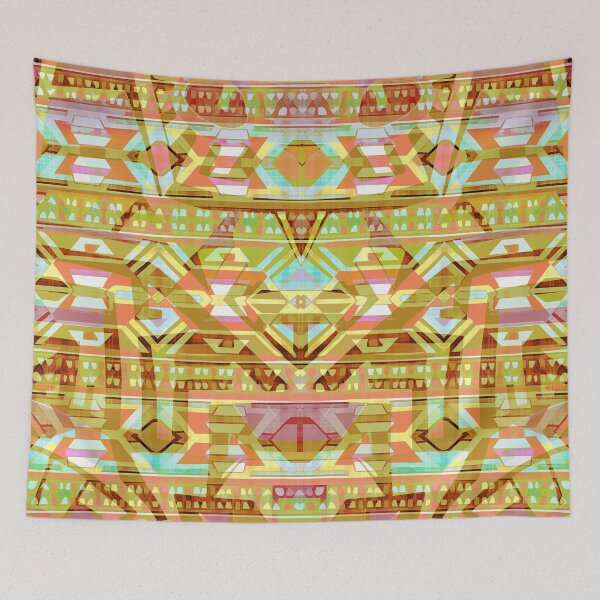 Item preview, Traditional Igorot-inspired tribal pattern. Ethnic Multicolor. designed and sold by IlustradoArts.