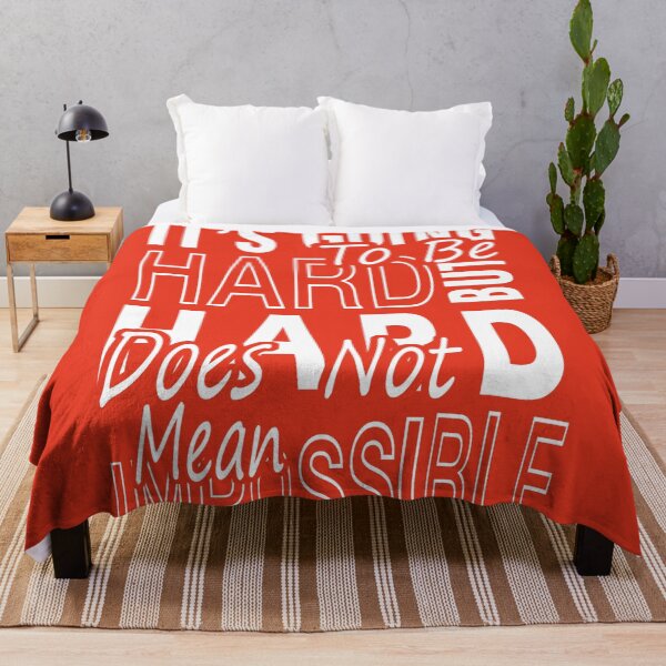Item preview, It's Going to be hard but hard does not mean impossible designed and sold by Ali K. Alobaidi.