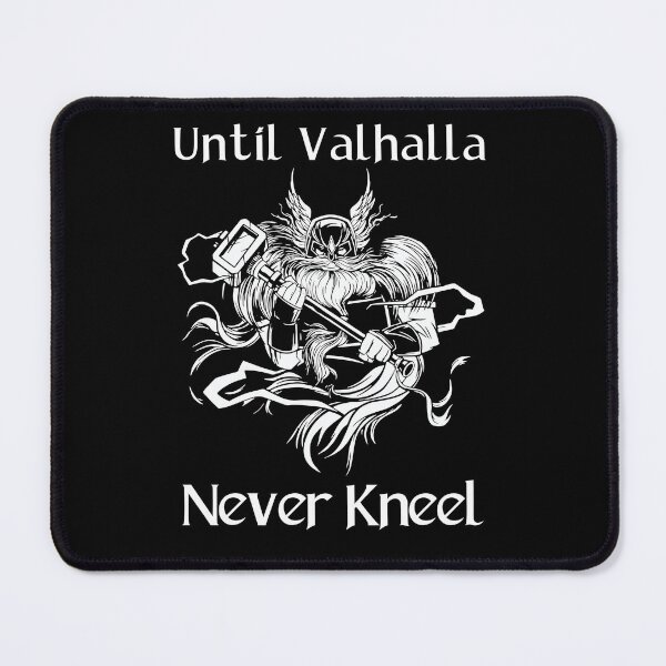 Item preview, Until Valhalla - Never Kneel - Viking with Hammer designed and sold by Georgy09.