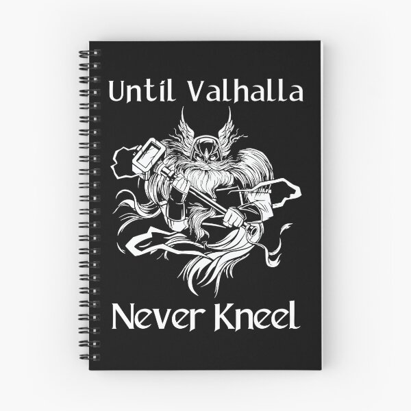 Item preview, Until Valhalla - Never Kneel -  Viking with Hammer designed and sold by Georgy09.